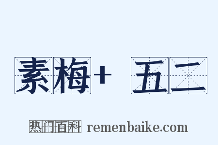 素梅+五二是什么意思的图片